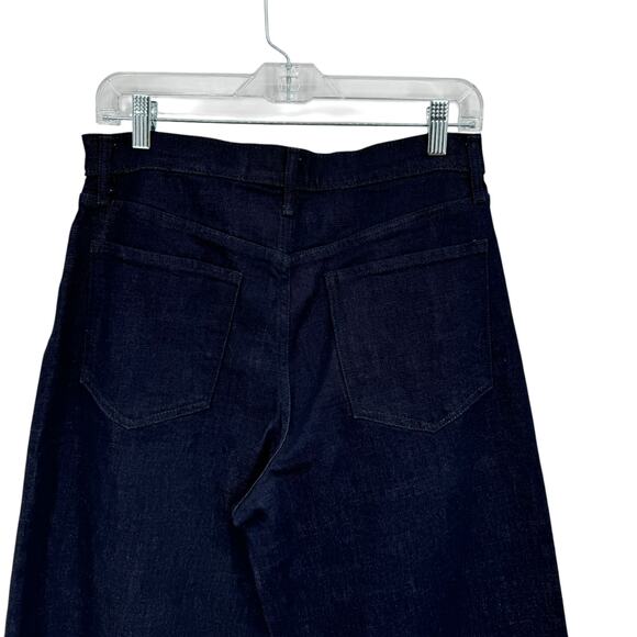Banana Republic Trouser Wide Leg Jeans Womens 30P Blue High Rise Skater Classic - Picture 9 of 10